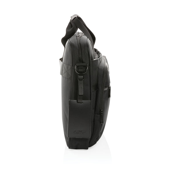 Carica l&#39;immagine nel visualizzatore di Gallery, borse porta PC e documenti personalizzate in rpet, rpet colore nero_nero 121744927 DET09

