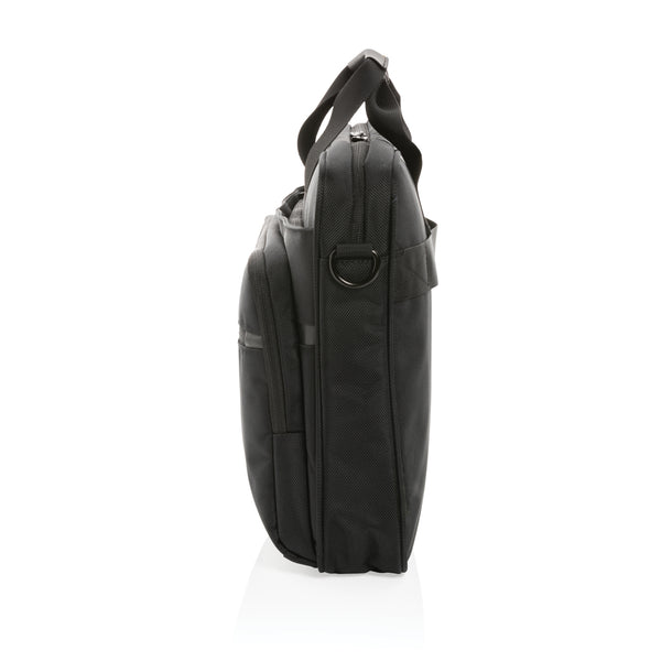 Carica l&#39;immagine nel visualizzatore di Gallery, borse porta PC e documenti personalizzate in rpet, rpet colore nero_nero 121744927 DET09
