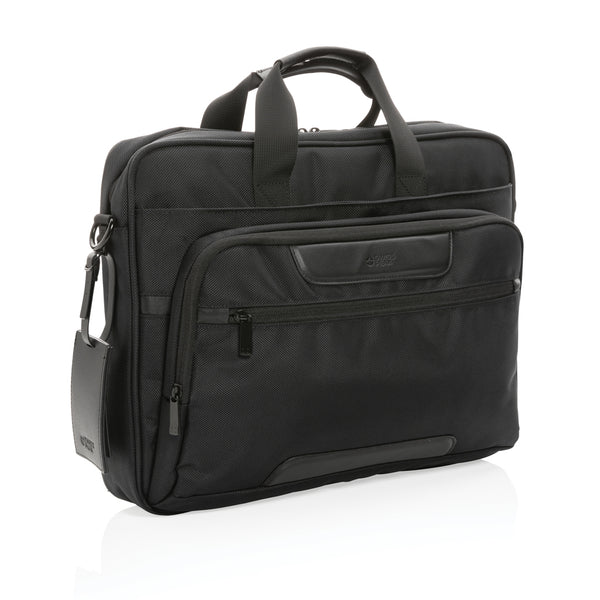 Carica l&#39;immagine nel visualizzatore di Gallery, borse porta PC e documenti personalizzate in rpet, rpet colore nero_nero 121744927 DET09
