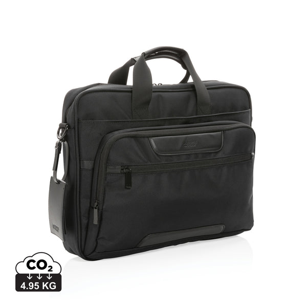 Carica l&#39;immagine nel visualizzatore di Gallery, borse porta PC e documenti personalizzate in rpet, rpet colore nero_nero 121744927 DET09
