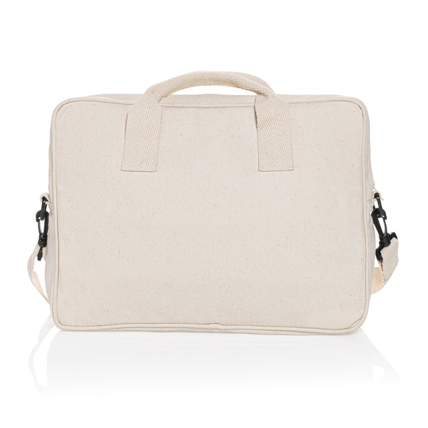 Carica l&#39;immagine nel visualizzatore di Gallery, borse porta PC e documenti da personalizzare in cotone riciclato colore off-white_bianco 121744928 DET08

