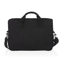 Carica l&#39;immagine nel visualizzatore di Gallery, borse porta PC e documenti personalizzate in cotone riciclato colore nero_nero 121744928 DET04
