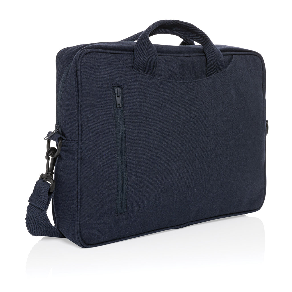 borse porta PC e documenti personalizzate in cotone riciclato colore blu-navy_blu 121744928 VAR05