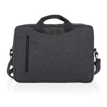 Carica l&#39;immagine nel visualizzatore di Gallery, borse porta PC e documenti personalizzate in cotone riciclato colore carbon-fossile_grigio 121744928 DET03
