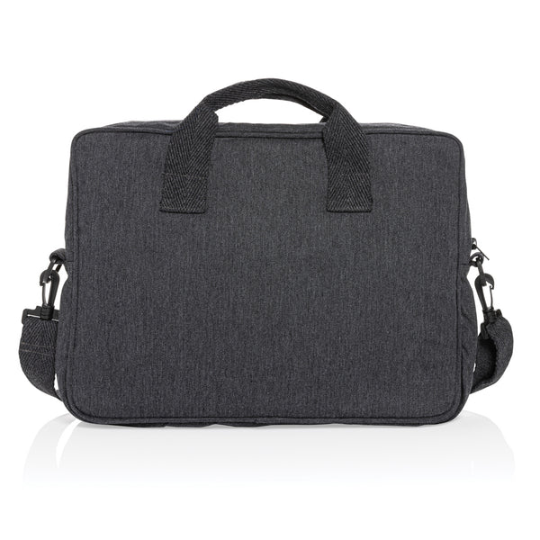 Carica l&#39;immagine nel visualizzatore di Gallery, borse porta PC e documenti personalizzate in cotone riciclato colore carbon-fossile_grigio 121744928 DET07
