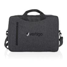 Carica l&#39;immagine nel visualizzatore di Gallery, borse porta PC e documenti personalizzate in cotone riciclato colore carbon-fossile_grigio 121744928 DET06

