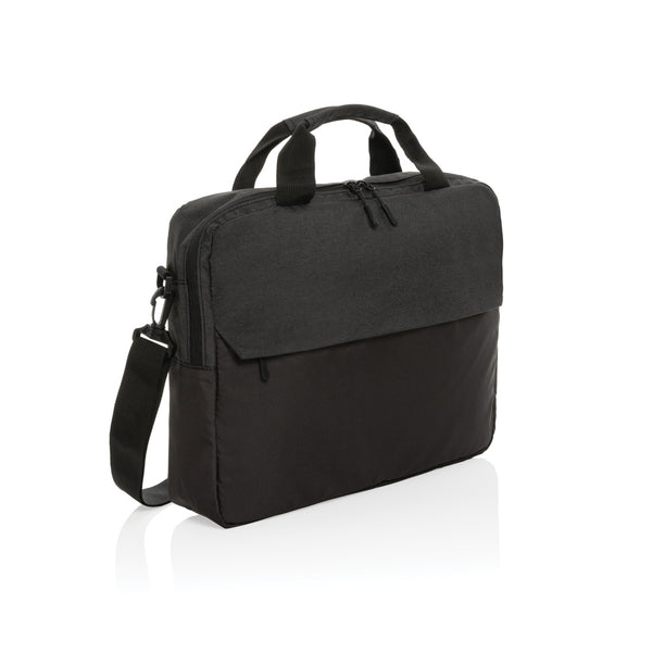 borse porta PC e documenti personalizzate in rpet, rpet colore nero_nero 121744934 VAR01