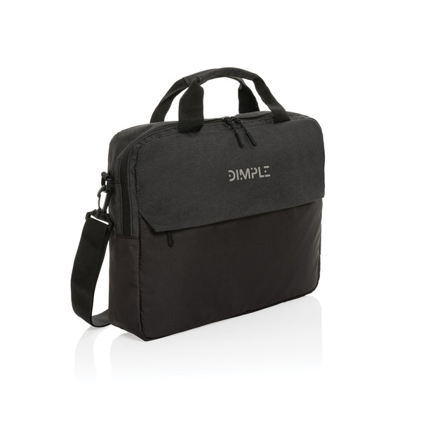 Carica l&#39;immagine nel visualizzatore di Gallery, borse porta PC e documenti personalizzate in rpet, rpet colore nero_nero 121744934 DET08
