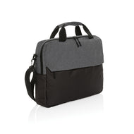 borse porta PC e documenti personalizzate in rpet, rpet colore grigio_grigio 121744934 VAR02