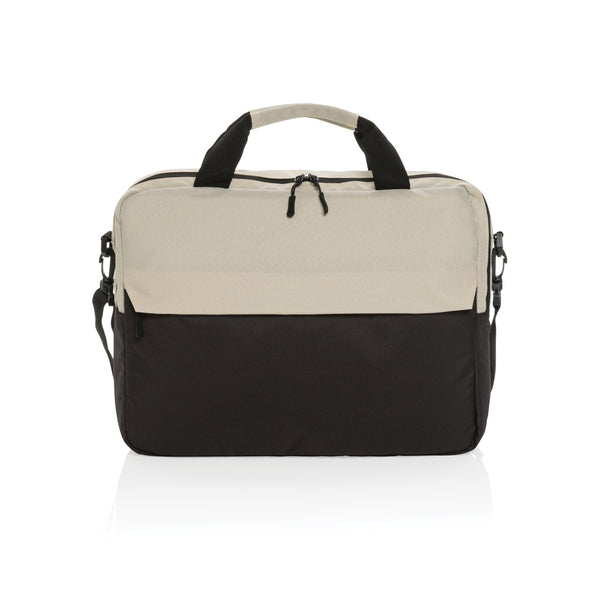 Carica l&#39;immagine nel visualizzatore di Gallery, borse porta PC e documenti da personalizzare in rpet, rpet colore off-white_bianco 121744934 DET08
