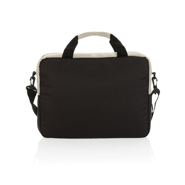 Carica l&#39;immagine nel visualizzatore di Gallery, borse porta PC e documenti da personalizzare in rpet, rpet colore off-white_bianco 121744934 DET08
