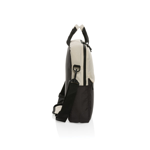 Carica l&#39;immagine nel visualizzatore di Gallery, borse porta PC e documenti da personalizzare in rpet, rpet colore off-white_bianco 121744934 DET08
