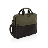 borse porta PC e documenti personalizzate in rpet, rpet colore verde_verde 121744934 VAR05