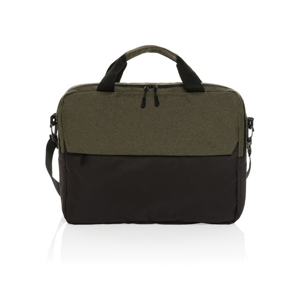 Carica l&#39;immagine nel visualizzatore di Gallery, borse porta PC e documenti personalizzate in rpet, rpet colore verde_verde 121744934 DET08
