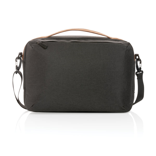 Carica l&#39;immagine nel visualizzatore di Gallery, borse porta PC e documenti personalizzate in rpet, rpet colore nero_nero 121744935 DET09
