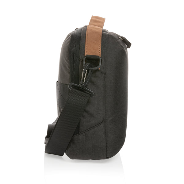 Carica l&#39;immagine nel visualizzatore di Gallery, borse porta PC e documenti personalizzate in rpet, rpet colore nero_nero 121744935 DET09
