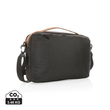 Carica l&#39;immagine nel visualizzatore di Gallery, borse porta PC e documenti personalizzate in rpet, rpet colore nero_nero 121744935 DET01

