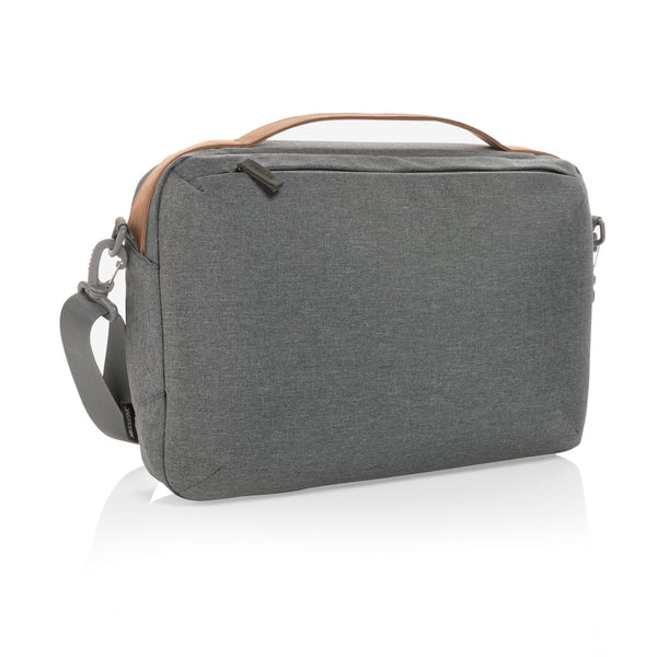 Carica l&#39;immagine nel visualizzatore di Gallery, borse porta PC e documenti personalizzate in rpet, rpet colore grigio_grigio 121744935 DET09
