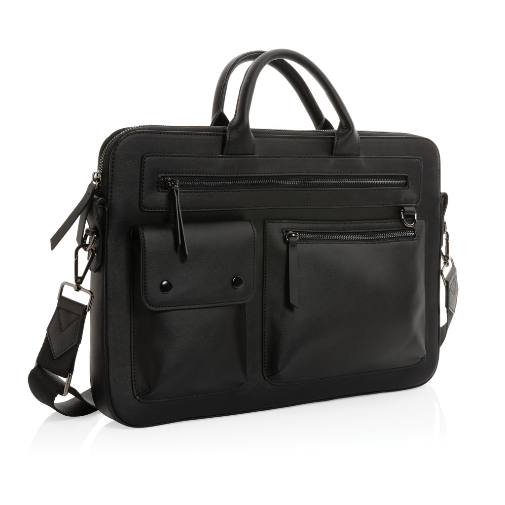 borse porta PC e documenti personalizzate in pu riciclato colore nero_nero 121744936 VAR01