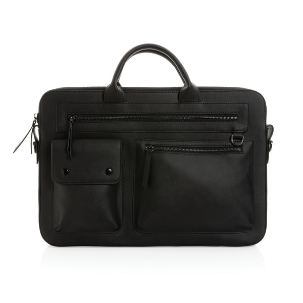 Carica l&#39;immagine nel visualizzatore di Gallery, borse porta PC e documenti personalizzate in pu riciclato colore nero_nero 121744936 DET08
