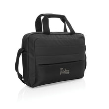 Carica l&#39;immagine nel visualizzatore di Gallery, borse porta PC e documenti personalizzate in rpet, rpet colore nero_nero 121744939 DET09
