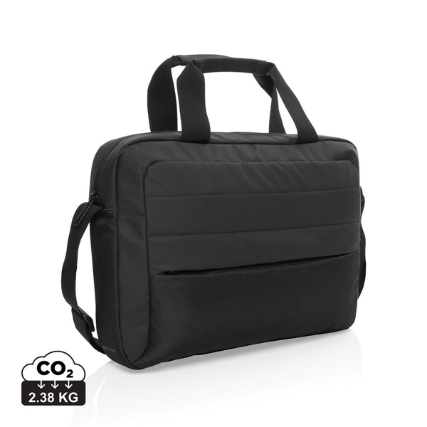 Carica l&#39;immagine nel visualizzatore di Gallery, borse porta PC e documenti personalizzate in rpet, rpet colore nero_nero 121744939 DET09
