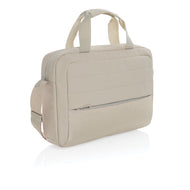 borse porta PC e documenti personalizzate in rpet, rpet colore beige_naturale 121744939 VAR01