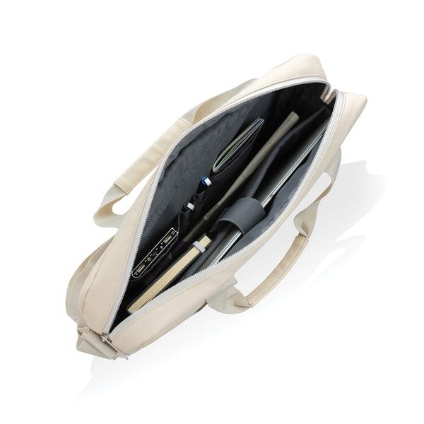 Carica l&#39;immagine nel visualizzatore di Gallery, borse porta PC e documenti personalizzate in rpet, rpet colore beige_naturale 121744939 DET09
