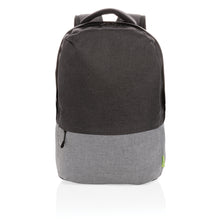 Carica l&#39;immagine nel visualizzatore di Gallery, zaini porta PC e da lavoro da personalizzare in rpet, poliestere colore grigio_grigio 121747729 DET03
