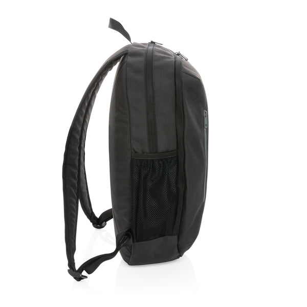 Carica l&#39;immagine nel visualizzatore di Gallery, zaini porta PC e da lavoro personalizzati in rpet, rpet colore nero_nero 121747734 DET09
