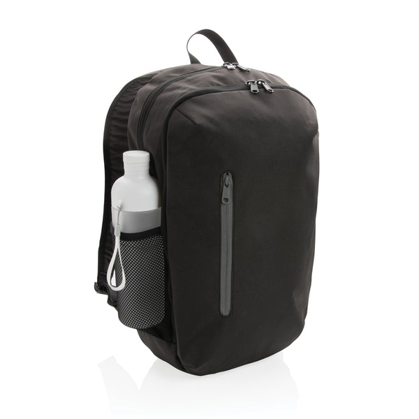 Carica l&#39;immagine nel visualizzatore di Gallery, zaini porta PC e da lavoro personalizzati in rpet, rpet colore nero_nero 121747734 DET09
