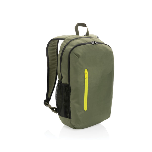 zaini porta PC promozionali in rpet, rpet colore verde_verde 121747734 VAR04