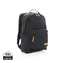 Carica l&#39;immagine nel visualizzatore di Gallery, zaini porta PC personalizzati in cotone riciclato, pu colore nero_nero 121747739 DET01
