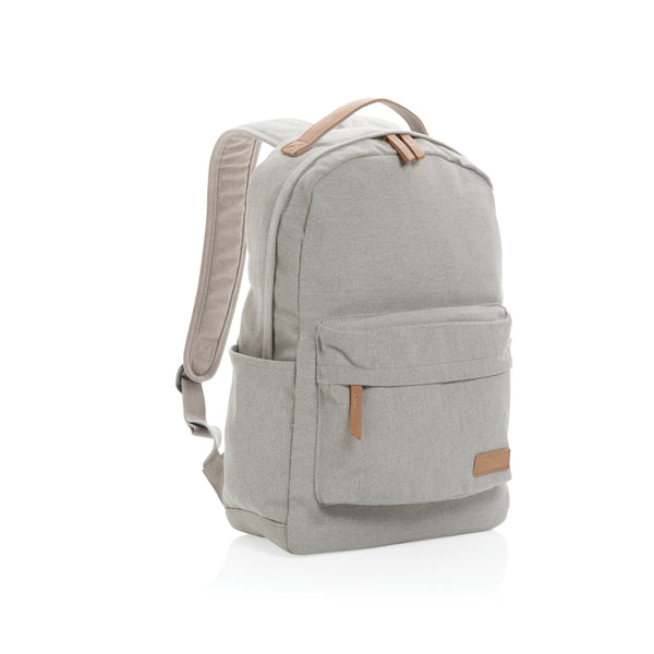 Carica l&#39;immagine nel visualizzatore di Gallery, zaini porta PC da personalizzare in cotone riciclato, pu colore grigio_grigio 121747739 DET09
