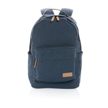 Carica l&#39;immagine nel visualizzatore di Gallery, zaini porta PC e da lavoro personalizzati in cotone riciclato, pu colore blu_blu 121747739 DET03
