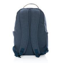 Carica l&#39;immagine nel visualizzatore di Gallery, zaini porta PC e da lavoro personalizzati in cotone riciclato, pu colore blu_blu 121747739 DET05
