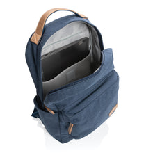 Carica l&#39;immagine nel visualizzatore di Gallery, zaini porta PC e da lavoro personalizzati in cotone riciclato, pu colore blu_blu 121747739 DET06
