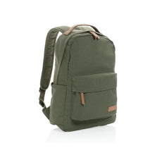 Carica l&#39;immagine nel visualizzatore di Gallery, zaini porta PC promozionali in cotone riciclato, pu colore verde_verde 121747739 VAR05
