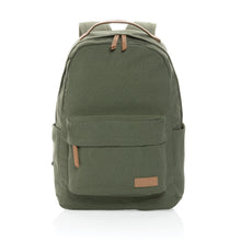 Carica l&#39;immagine nel visualizzatore di Gallery, zaini porta PC promozionali in cotone riciclato, pu colore verde_verde 121747739 DET03
