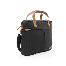 Carica l&#39;immagine nel visualizzatore di Gallery, borse porta PC e documenti personalizzate in cotone riciclato, pu colore nero_nero 121747740 VAR01
