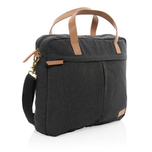 Carica l&#39;immagine nel visualizzatore di Gallery, borse porta PC e documenti personalizzate in cotone riciclato, pu colore nero_nero 121747740 DET07
