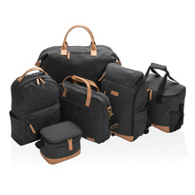 Carica l&#39;immagine nel visualizzatore di Gallery, borse porta PC e documenti personalizzate in cotone riciclato, pu colore nero_nero 121747740 DET09

