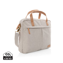 Carica l&#39;immagine nel visualizzatore di Gallery, borse porta PC e documenti personalizzate in cotone riciclato, pu colore grigio_grigio 121747740 DET01
