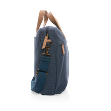 Carica l&#39;immagine nel visualizzatore di Gallery, borse porta PC e documenti personalizzate in cotone riciclato, pu colore blu_blu 121747740 DET04
