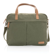 Carica l&#39;immagine nel visualizzatore di Gallery, borse porta PC e documenti personalizzate in cotone riciclato, pu colore verde_verde 121747740 DET03
