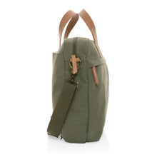 Carica l&#39;immagine nel visualizzatore di Gallery, borse porta PC e documenti personalizzate in cotone riciclato, pu colore verde_verde 121747740 DET04

