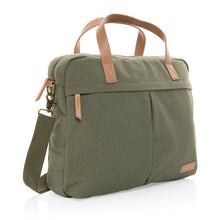 Carica l&#39;immagine nel visualizzatore di Gallery, borse porta PC e documenti personalizzate in cotone riciclato, pu colore verde_verde 121747740 DET07
