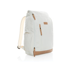 Carica l&#39;immagine nel visualizzatore di Gallery, zaini porta PC da personalizzare in cotone riciclato, pu colore off-white_bianco 121747741 VAR03

