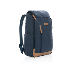 Carica l&#39;immagine nel visualizzatore di Gallery, zaini porta PC e da lavoro personalizzati in cotone riciclato, pu colore blu_blu 121747741 DET02
