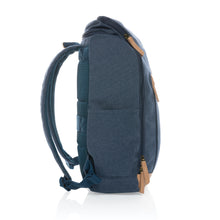 Carica l&#39;immagine nel visualizzatore di Gallery, zaini porta PC e da lavoro personalizzati in cotone riciclato, pu colore blu_blu 121747741 DET04
